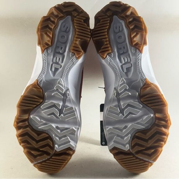 Sorel Kinetic Breakthru Caribou Womens Waterproof Boots Orange 8.5 NL4903-849 - Picture 8 of 9